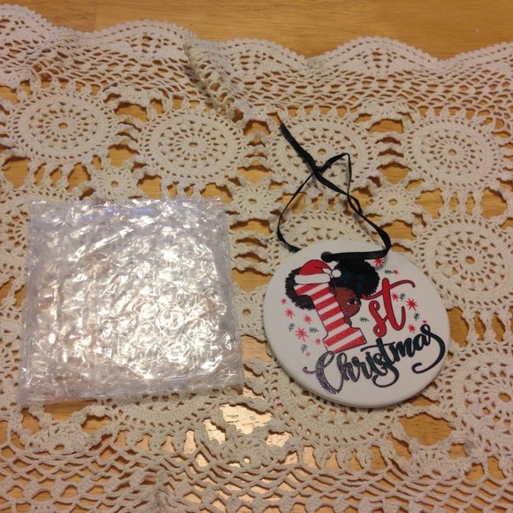 Baby's first Christmas ornament, new - Picture 2 of 3